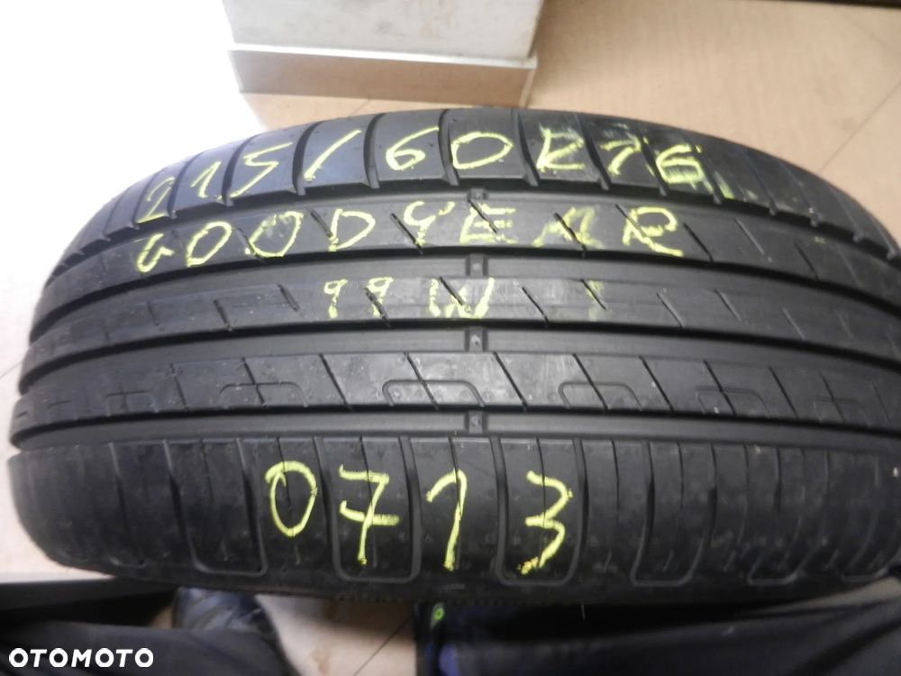 Opona pojedyńcza 215/60r16 goodyear efficient grip performance 8,2mm lato jak nowa - 1