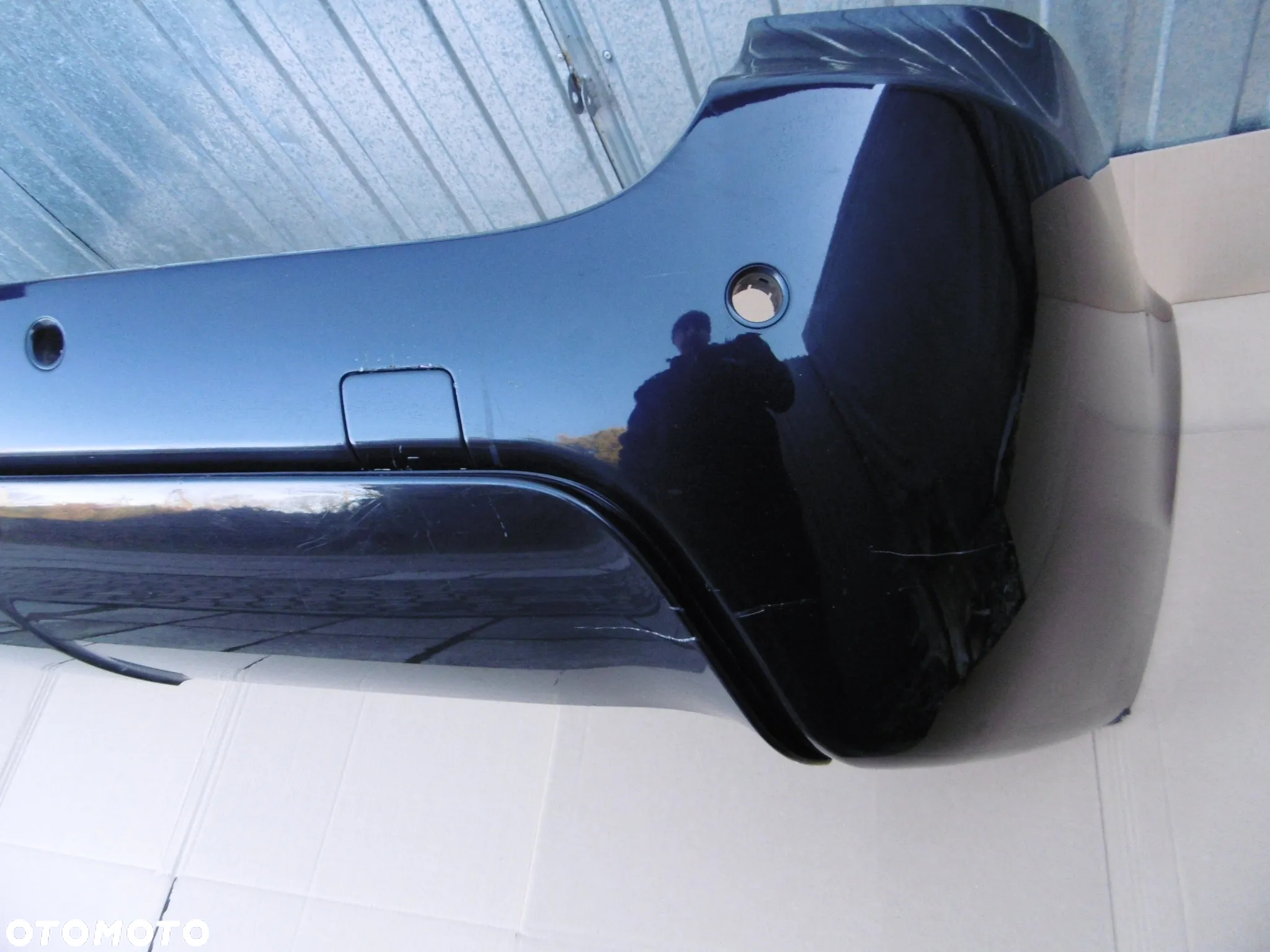 Zderzak tył tylny pod pdc bmw e61 m-pakiet mpakiet 416 carbonschwarz carbon schwarz - 9