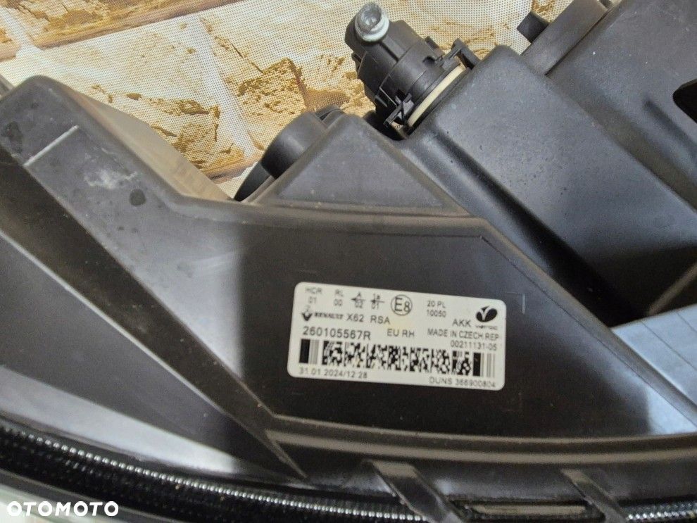 renault master 4 IV 22\'\' prawa lampa h7+led kompletna europa - 5