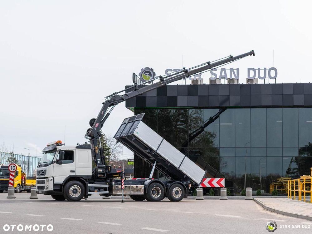 Volvo FM430 6x2 HIAB 166 E-5 HIPRO HDS Żuraw Wywrotka - 4