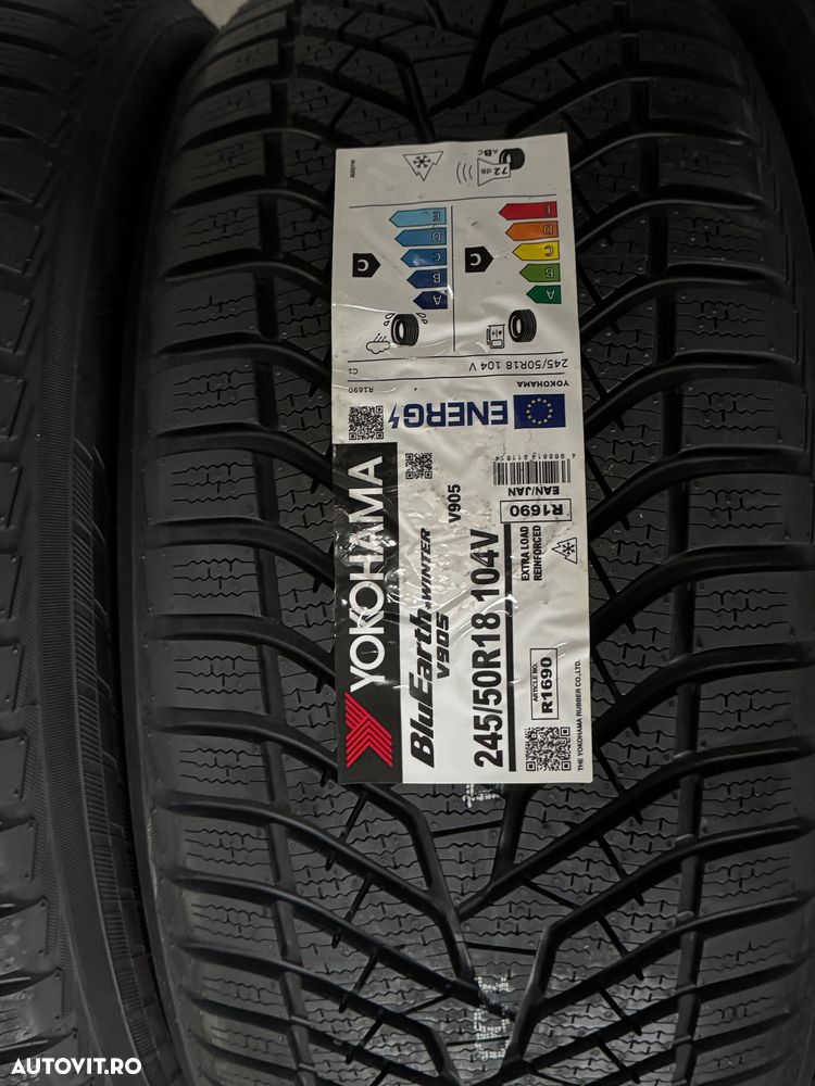 Vând 4 anvelope 245/50/18 Yokohama de iarnă noi - 2