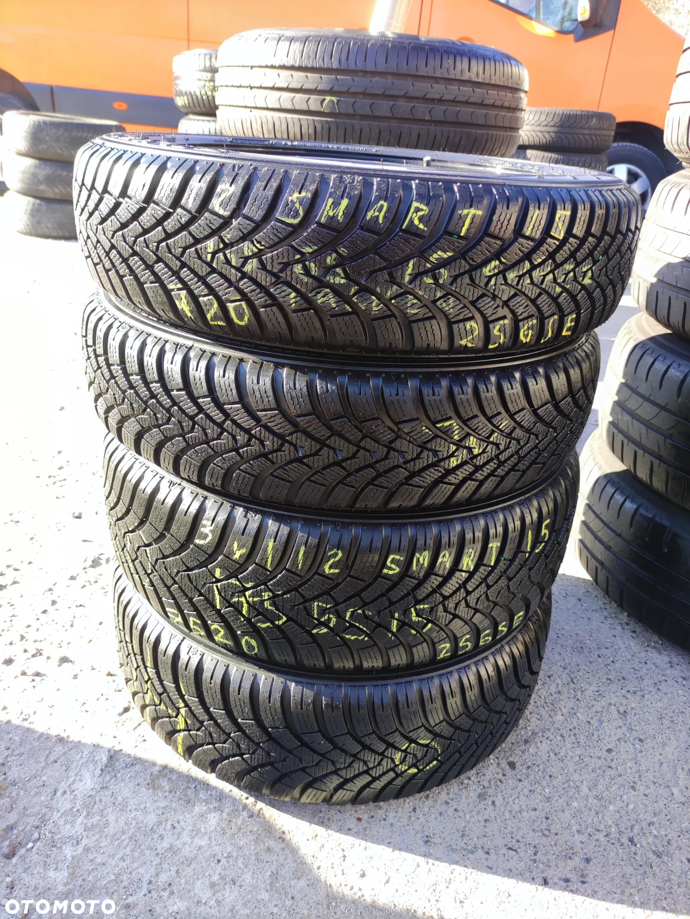3x112 Felgi Stalowe Stal 15 Koła Zimowe Zima SMART Fortwo I W450 1 II W451 2 Legnica ALU-RAD 8mm Jak NOWE 145/65 175/55 - 6