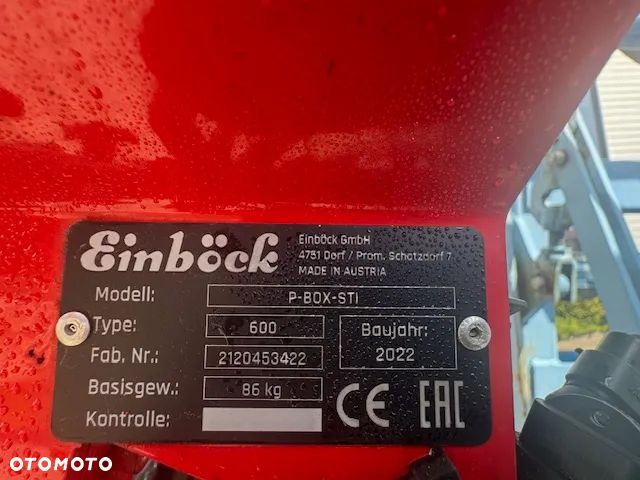 Lemken SMARAGD 9/600 KUA-B + siewnik do poplonów Einböck P-BOX-STI 600 - 10