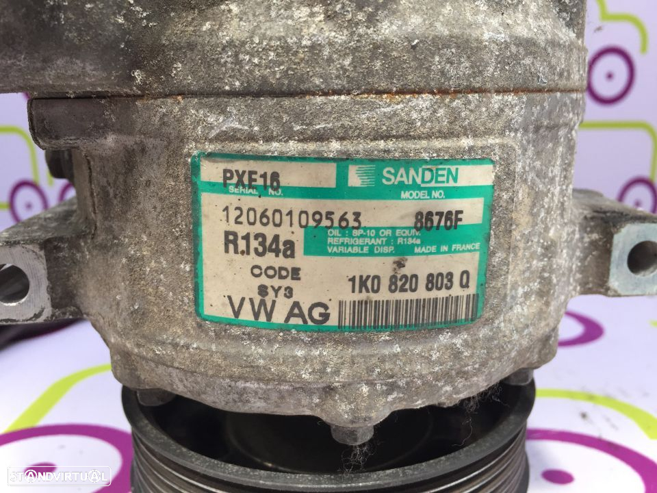 Compressor AC VW Passat 2.0TDi 140Cv de 2007 - Ref: 1K0820803Q	- NO60150 - 4
