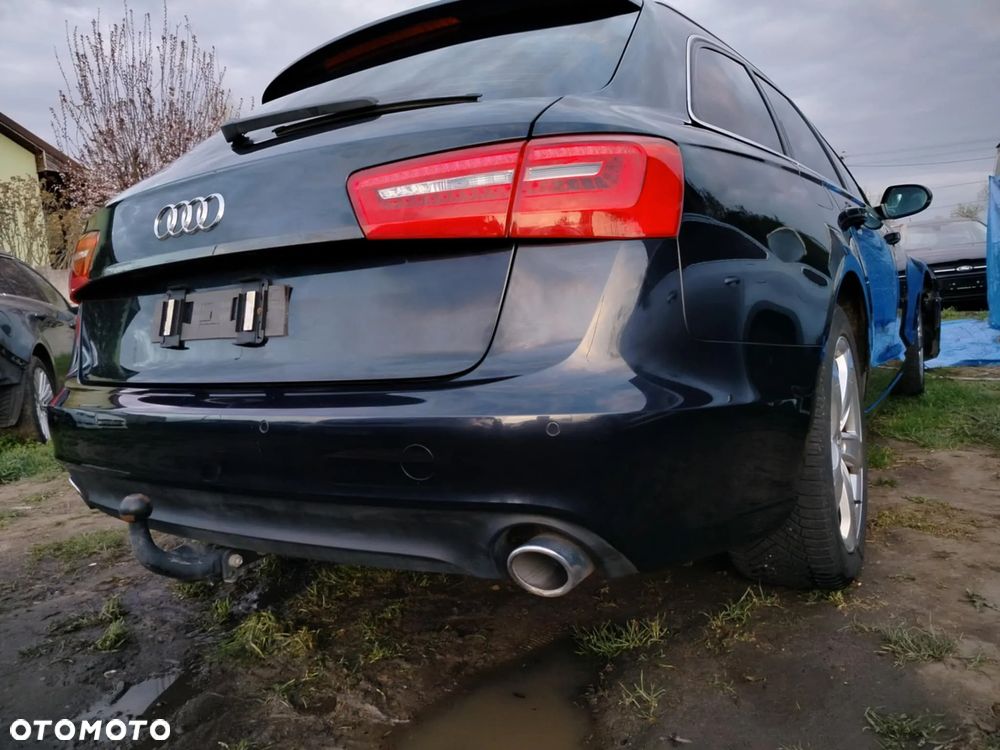 AUDI A6C7 PRZEDLIFT AVANT KOMBI ZDERZAK TYŁ TYLNY LX5R EUROPA KOMPLETNY PDC - 2