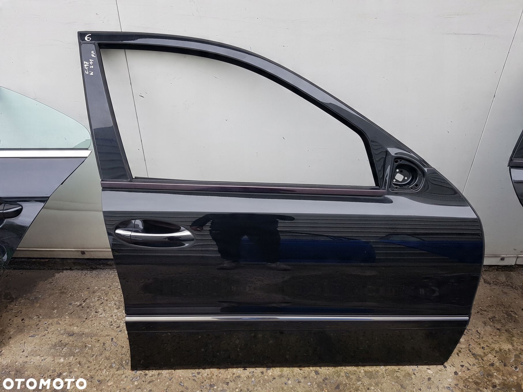 MERCEDES E KLASA W211 LIFT 06r- DRZWI PRAWE PRZÓD C197 - 1