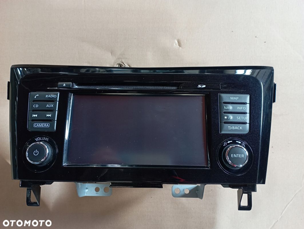 NISSAN QASHQAI II 2 J11 WYŚWIETLACZ EKRAN MONITOR RADIO 259154ET2A - 1