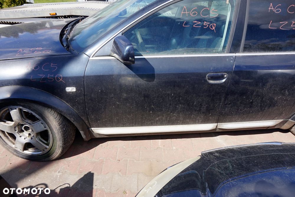 DRZWI PRZEDNIE LEWE A6 C5 LIFT KOMBI LZ5Q  GRANATOWY AUDI 2001-2004 - 3