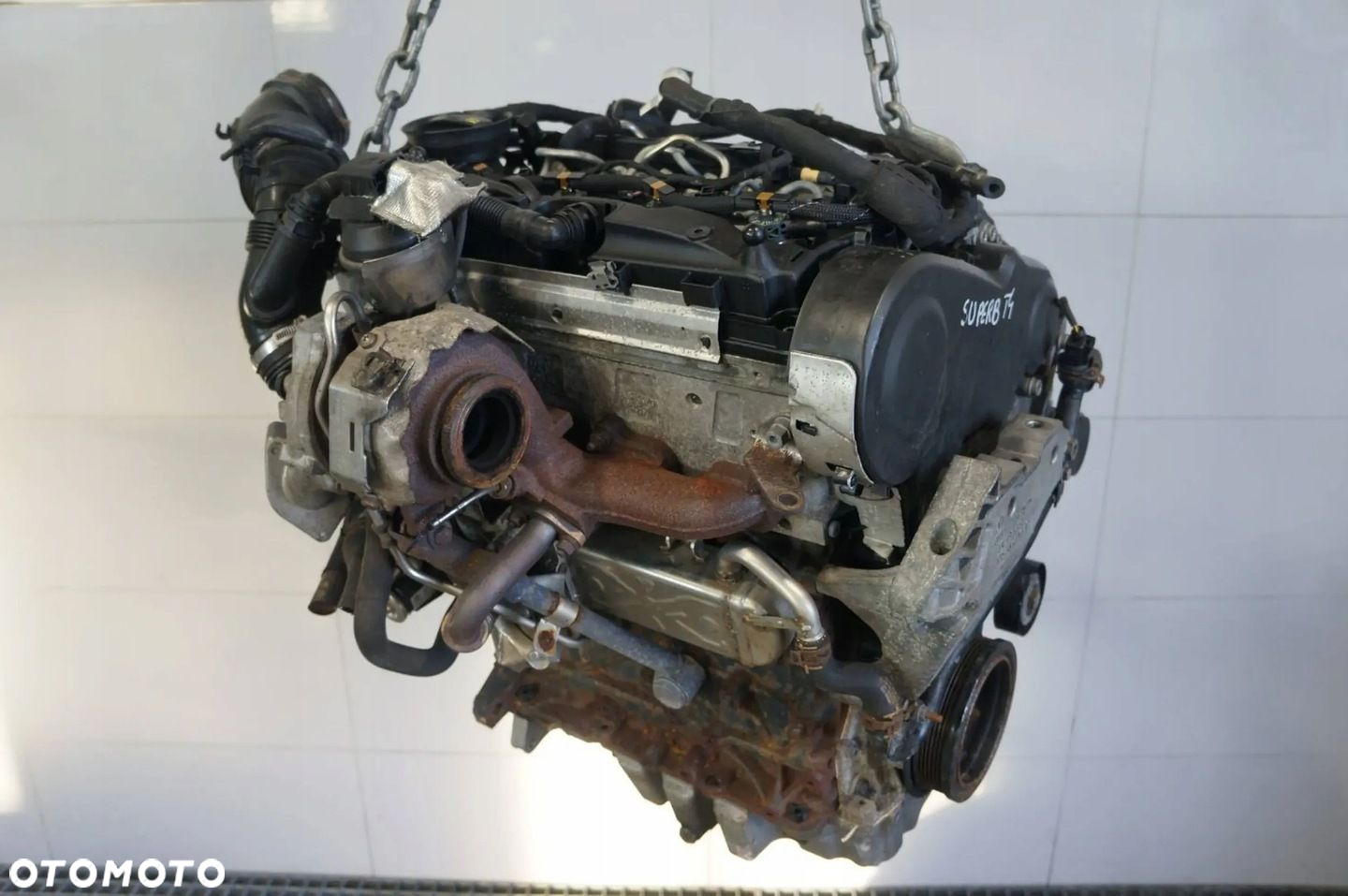 SILNIK KOMPLET OSPRZĘT 2.0 TDI CFF VW PASSAT B7 CC A3 8P GOLF VI SUPERB - 8