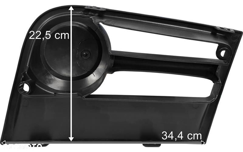 mercedes actros mp4 mp5 ramka zderzaka lewa zaślepka 9608857874 - 2
