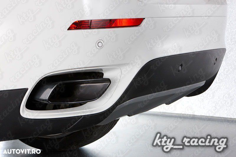 Ornament TOBA BMW X6 E71 TIPS TOBE SHADOW LINE Chrom si Black Chrome  CALITATE PREMIUM ⭐️⭐️⭐️⭐️⭐️ - 8