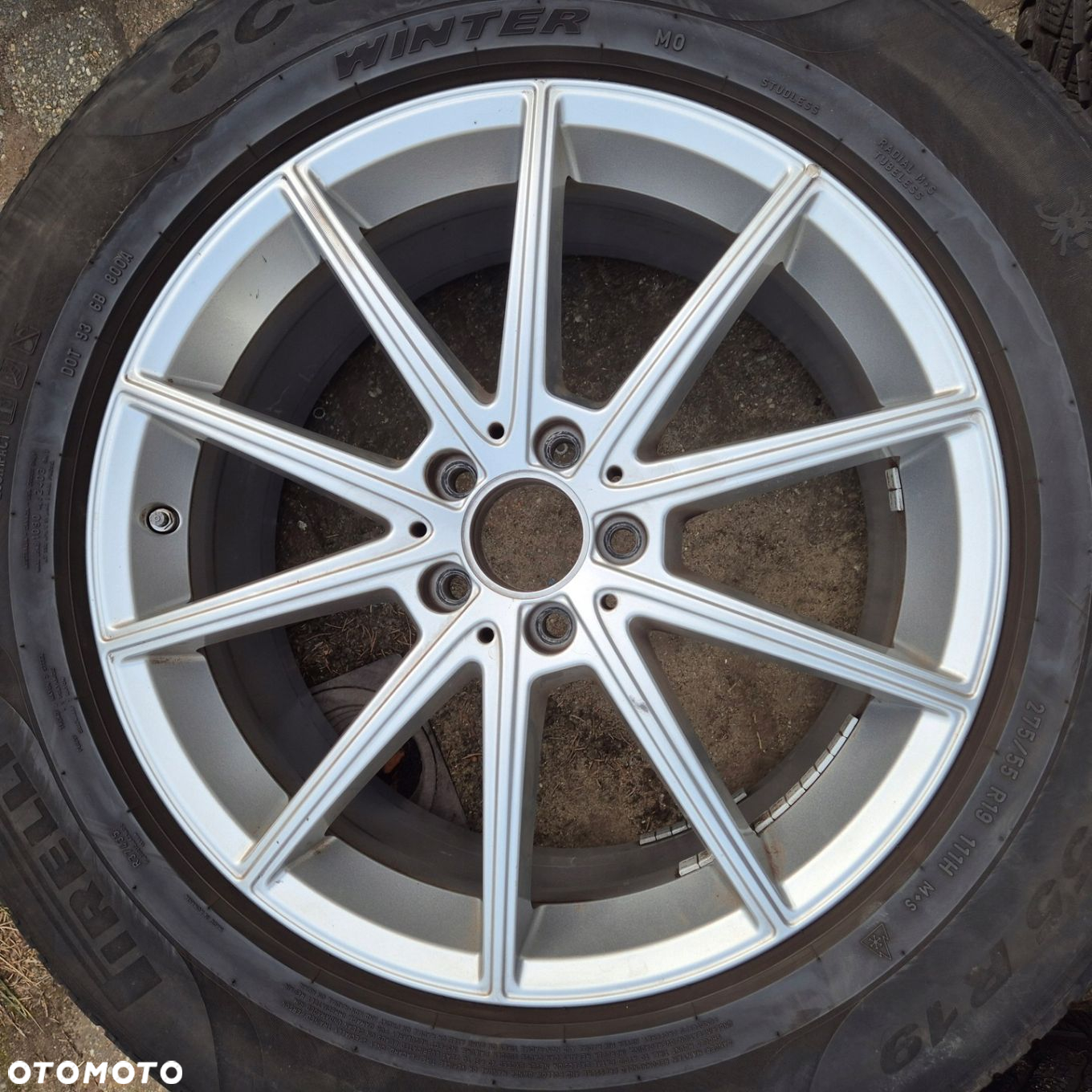 ZIMA KOŁA 20 ORYGINAŁ MERCEDES GLS GLE W167 275/55 R19 IDEALNE CZUJNIKI - 4