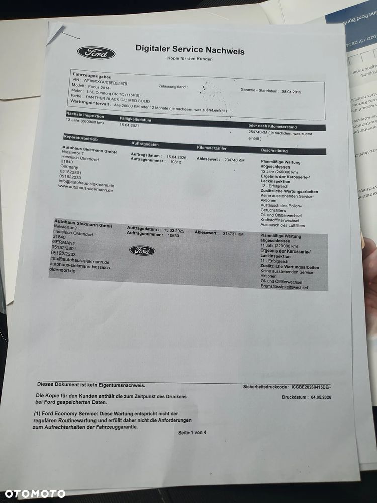 Ford Focus 1.6 TDCi DPF Start-Stopp-System Business - 26