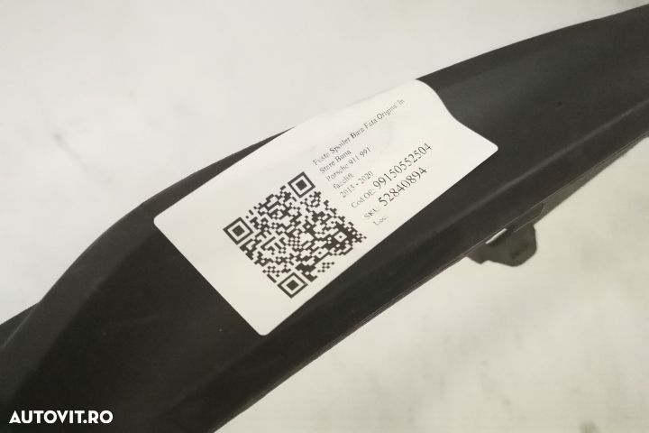 Fusta Spoiler Bara Fata Original In Stare Buna Porsche  911 991 [facel - 7