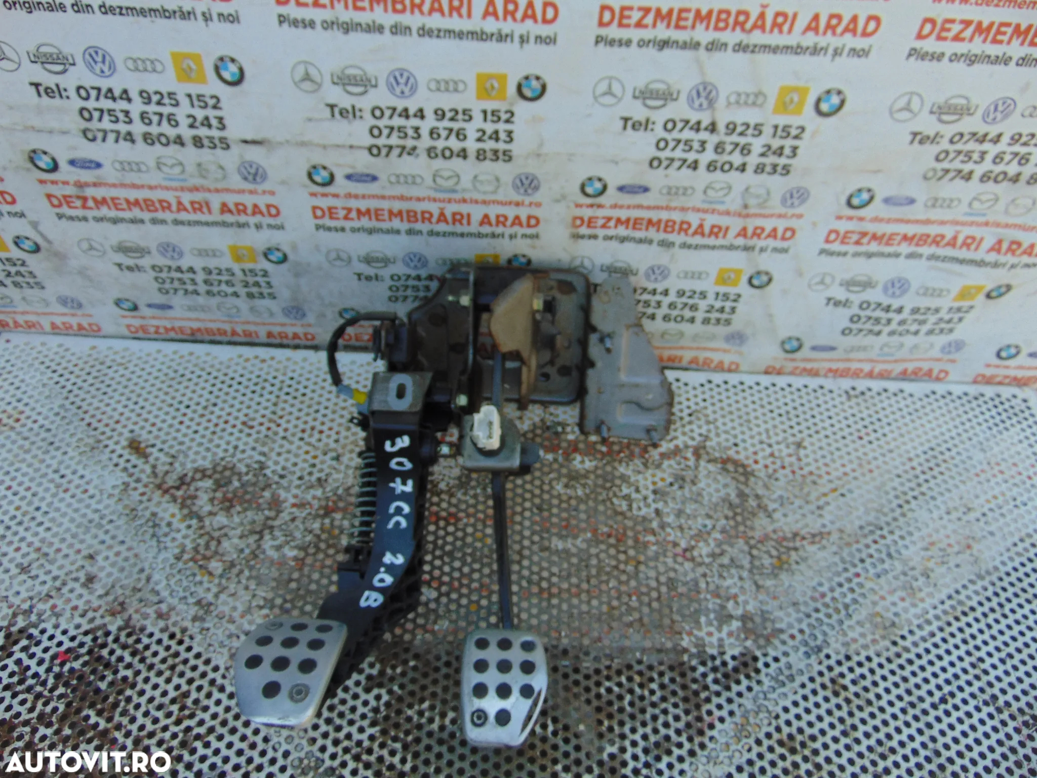 Pedalier Peugeot 307 307cc cabrio pedala frana ambreiaj - 2