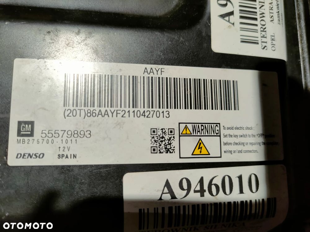 Sterownik silnika Opel Astra J  1,7cdti - 2