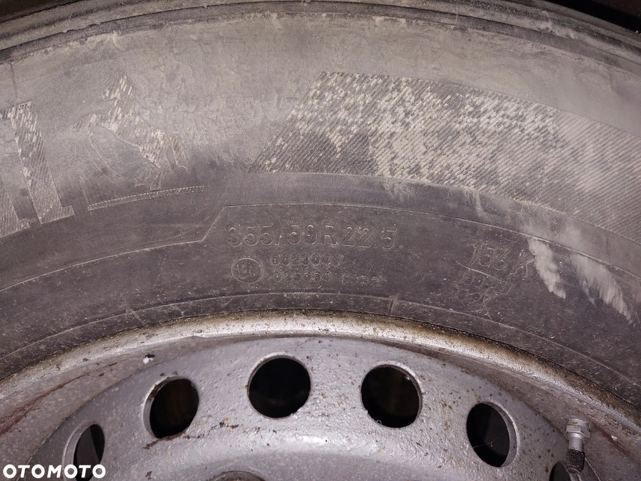 Koło przyczepa obniżane   355/50 r22,5 90 cm 10 szpilek - 6
