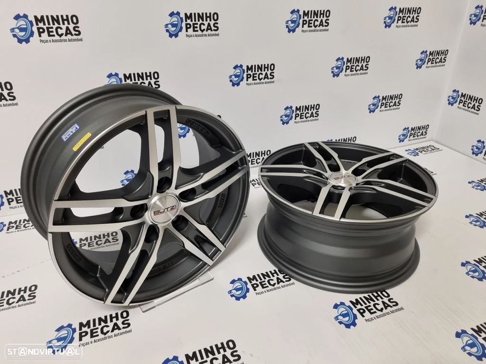 Jantes BUTZI Atria em 15 (5x114.3) Gunmetal Polido - 6