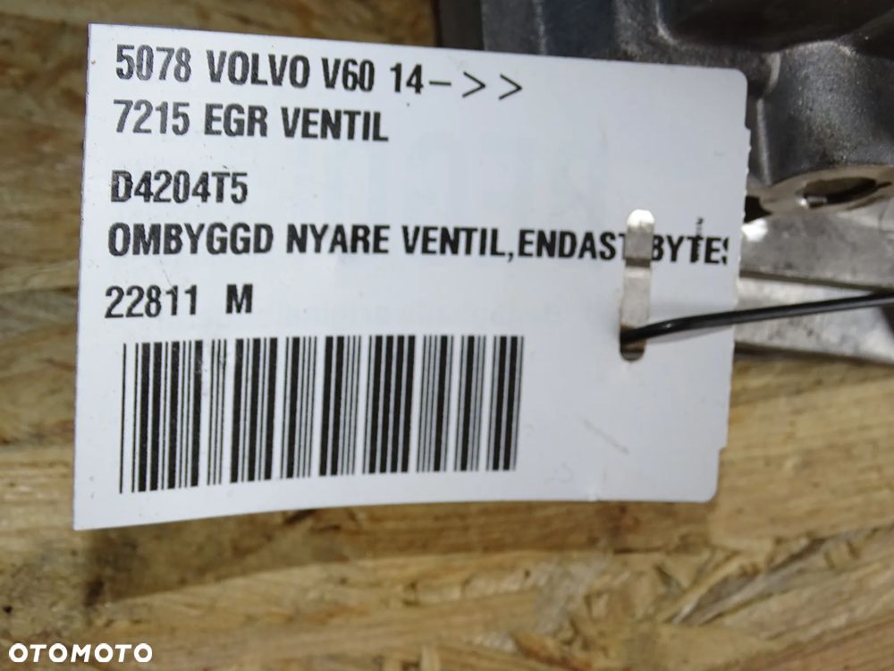 ZAWÓR EGR VOLVO V40,S60,V60,XC60,XC90 2.0D 31422119 KOMPLETNY - 4