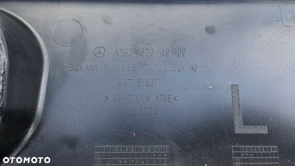 Mercedes GLC W253 Podszybie lewe 2538304900  Podszybie górne 2538306801 - 9