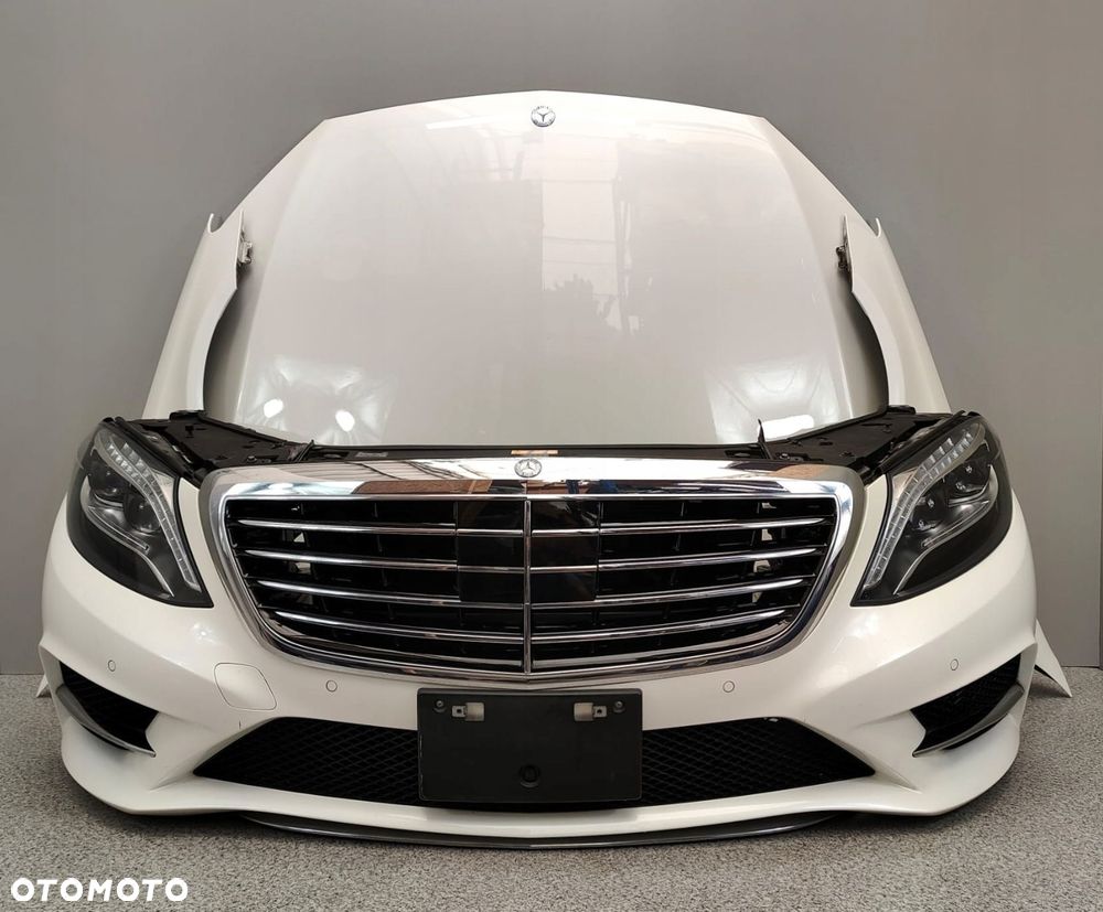 MERCEDES W222 AMG PRZÓD ZDERZAK PAS LAMPY MASKA - 1
