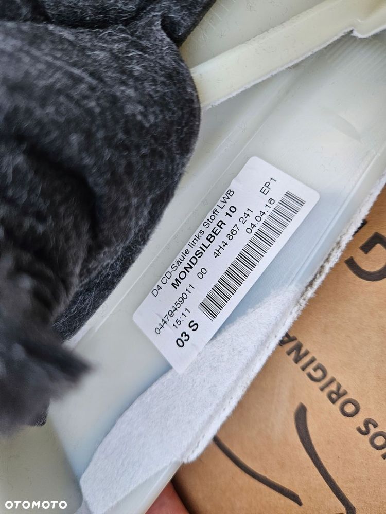 A8 D4 LONG TAPICERKA SŁUPKA LEWA 4H4867241 - 2