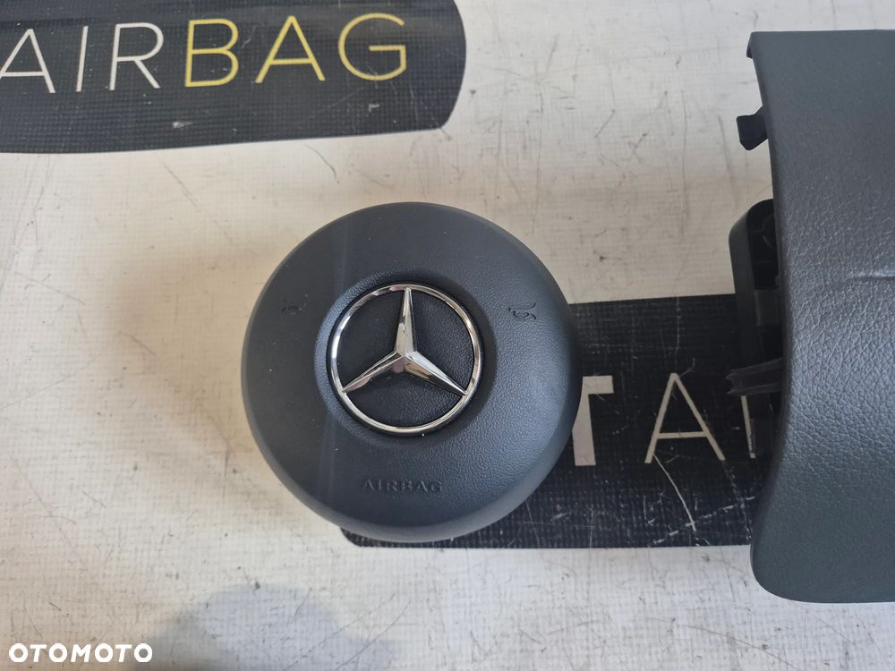 MERCEDES SPRINTER ZAŚLEPKA PASAŻERA PODUSZKI AIRBAG AIR BAG PASY KIT SET - 2