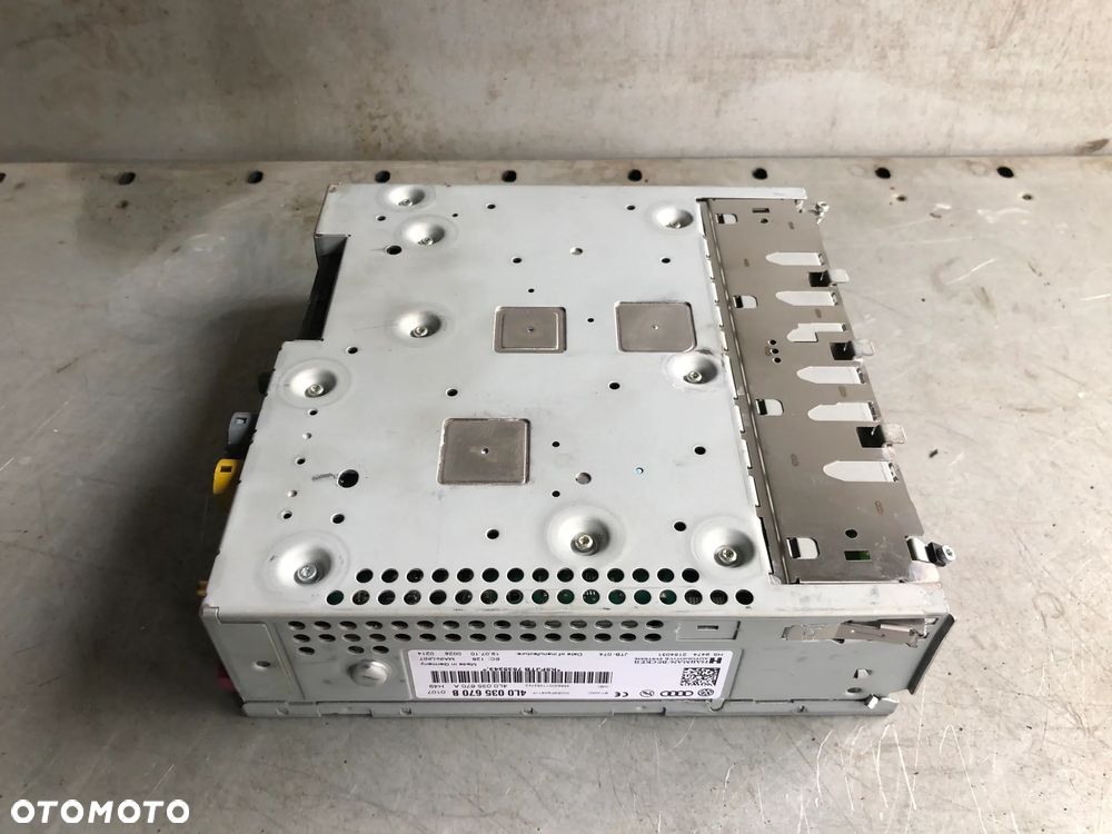 R-409 - Czytnik Jednostka Audio Nawigacji Czytnik MMI SD 4L0035670B Audi Q7 4L Uszkodzony - Wysyłka - 2