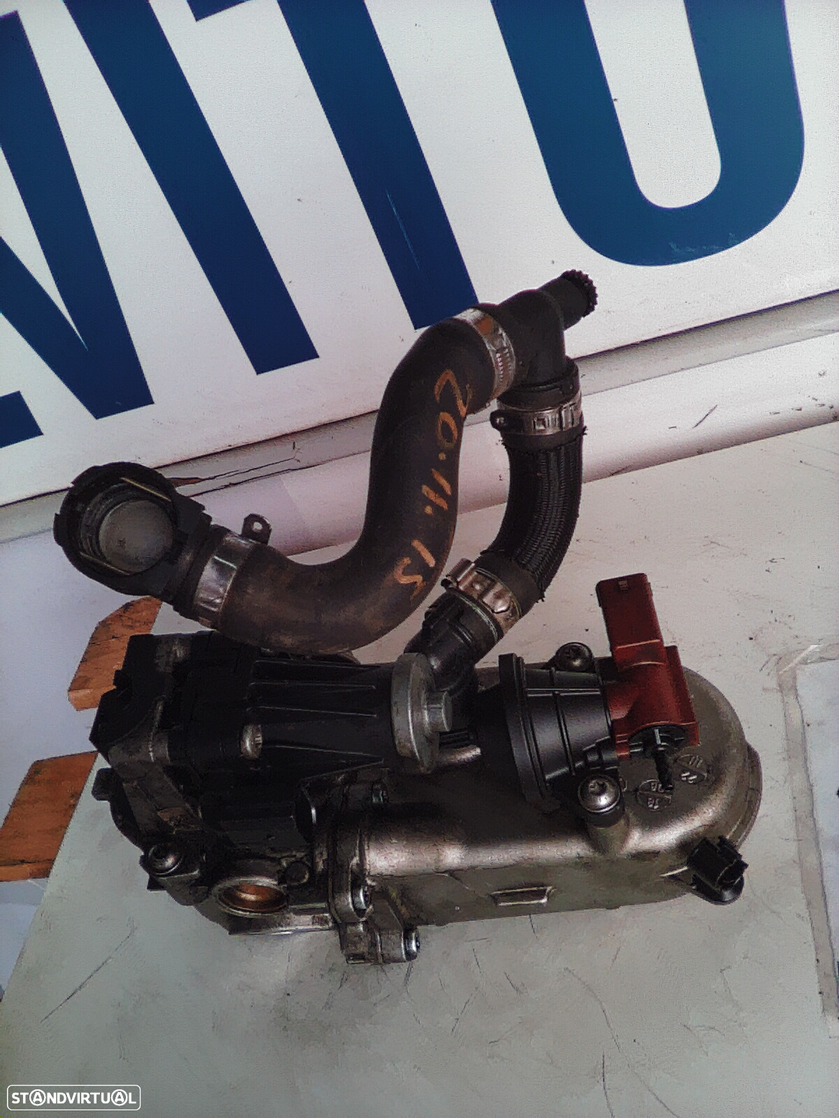 Radiador EGR , Corpo reciclagem de gases Opel , Fiat 1.3 CDTI multjet   ref: TE400G4N1B - 02  / 52948103.0 - 5