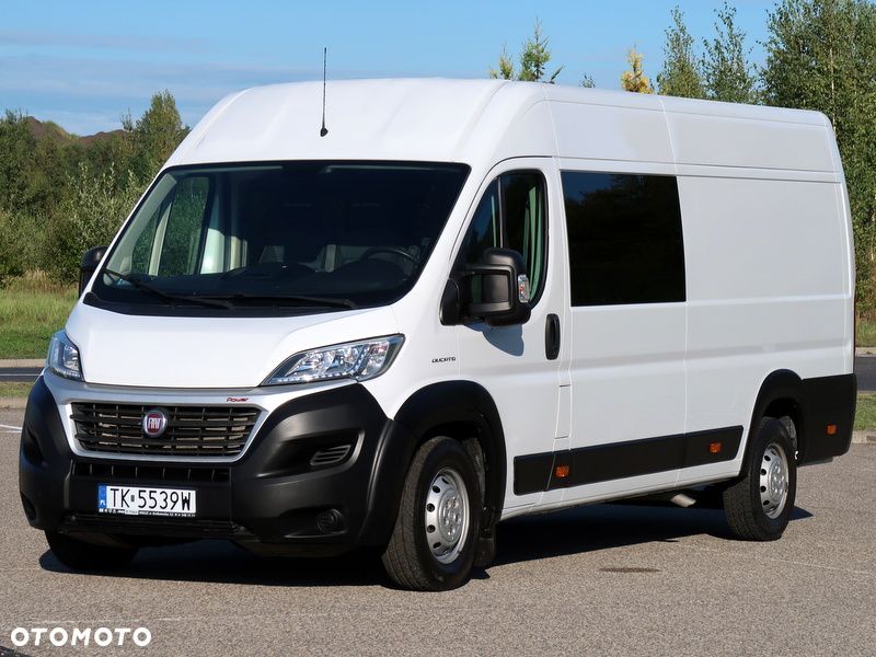Fiat 2019 Ducato BRYGADÓWKA CARPOL 7 osób MAXI L4H2 180ps, SALON POLSKA , Tylko 112tyś km. Nawigacja, Pompowany fotel, tempomat, klimatronik, ŚLICZNY - 9