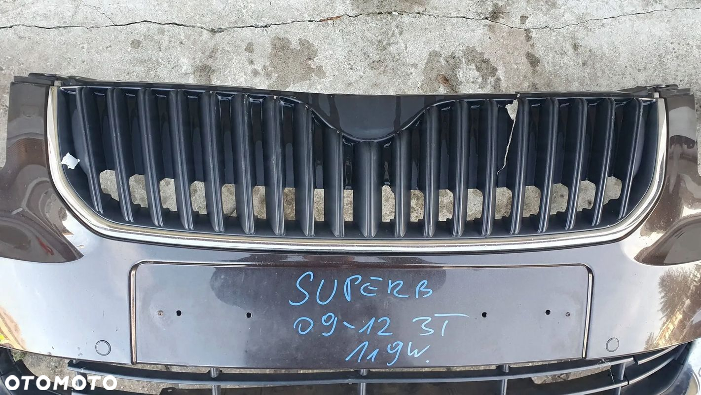 Skoda Superb 2 II 3T 08-12 zderzak przedni przód $ - 6
