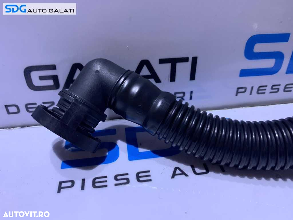 Conducta Tub Tubulatura Racord Aer Epurator Gaze Seat Altea 1.6 TDI CAYC 2004 - 2015 Cod 03L103493G - 3