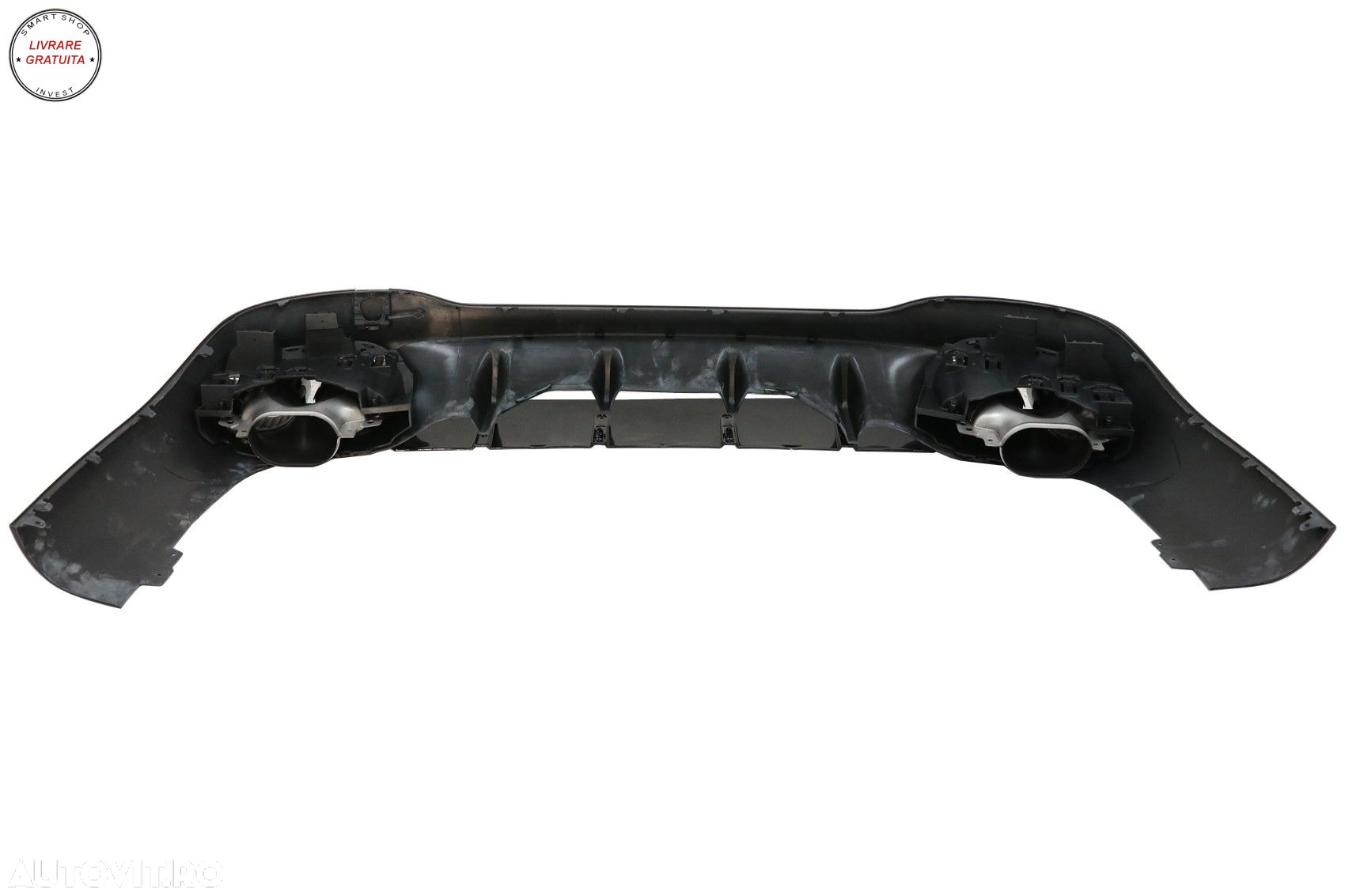 Difuzor Bara Spate cu Ornamente Evacuare Mercedes CLA X118 Shooting Brake C118 Cou- livrare gratuita - 6