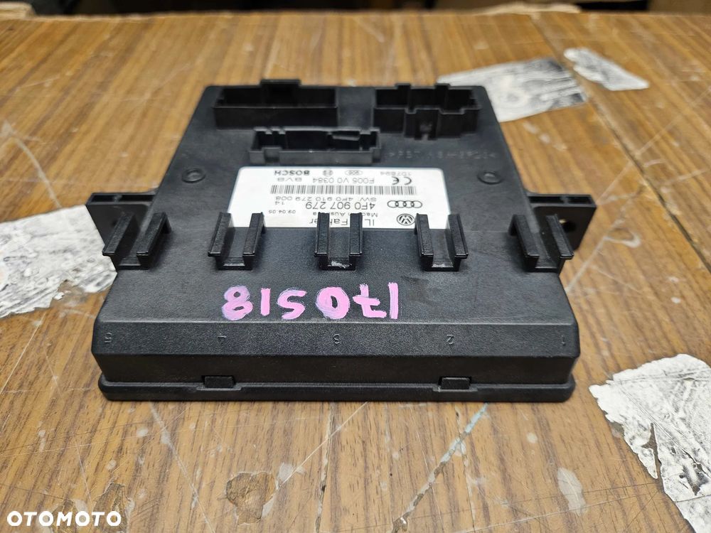 Moduł Świateł 4F0907279 4F0910279 Sterownik Komputer Światła Audi A6 C6 Q7 - 6