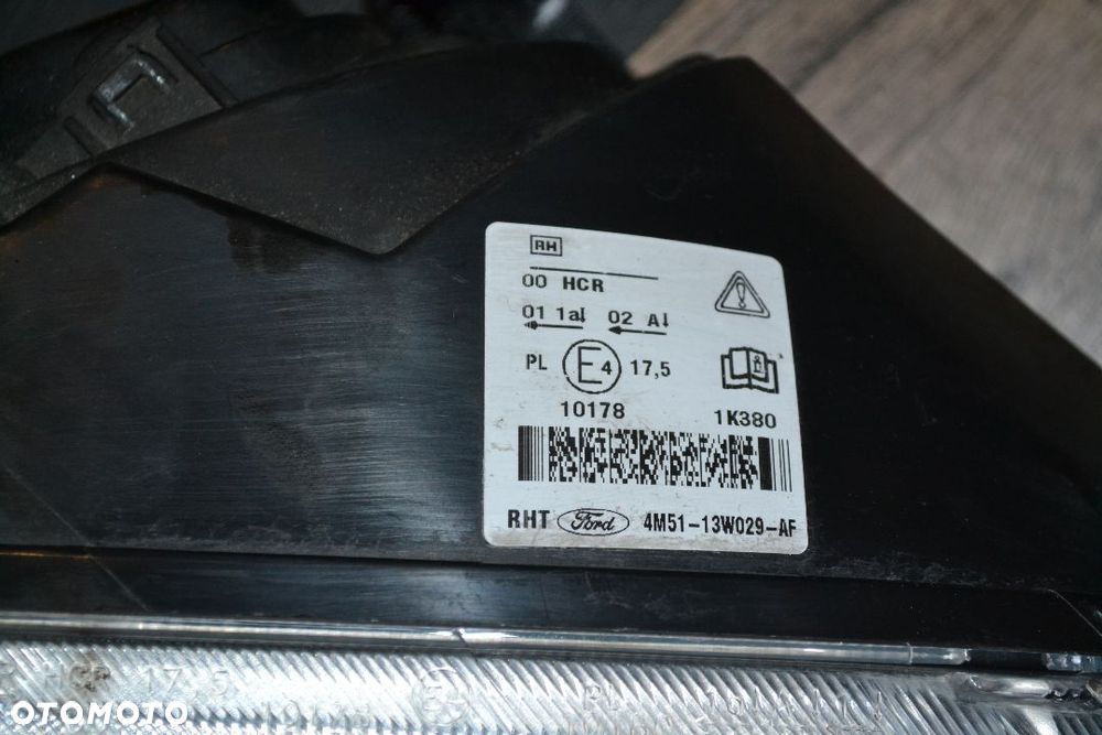 FORD FOCUS MK2 LAMPA PRZÓD PRZEDNIA PRAWA KPL EUROPA 4M51-13W029-AF - 4