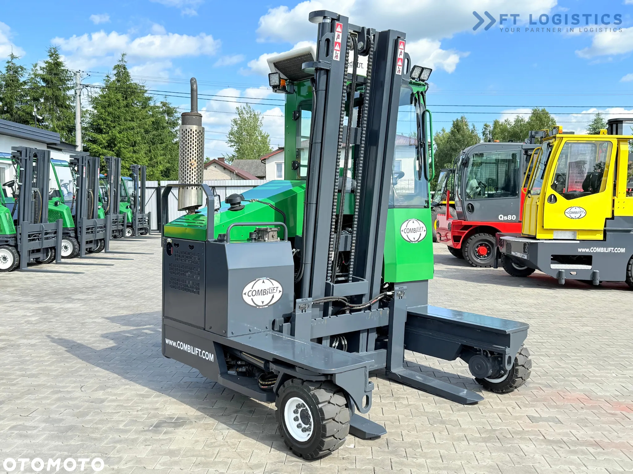 Combilift C3500 / DUPLEX 4100MM / GAS / WYSUWNE WIDŁY / KABINA / OGRZEWANIA + KLIMATYZACJA / JAK NOWY - 6