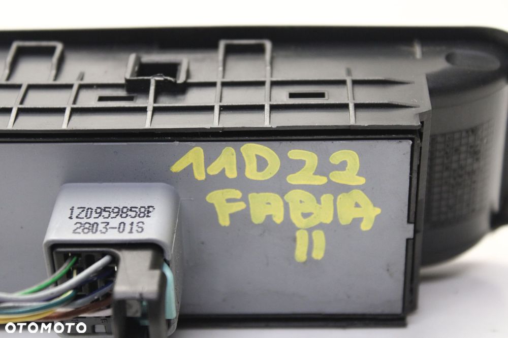 skoda fabia ii lift 10r- panel sterowania szyb 5j0867171 - 5