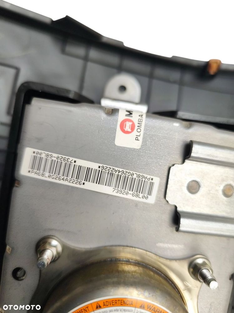 PODUSZKA PASAŻERA ZAŚLEPKA SUZUKI SWIFT V (2010-2013) 1.2 94KM 73920-68L00 - 4