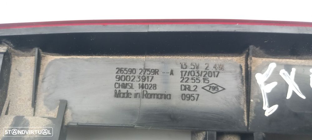 Luz stop adicional / 3º stop RENAULT Megane IV Grandtour (K9A/M_) - 4