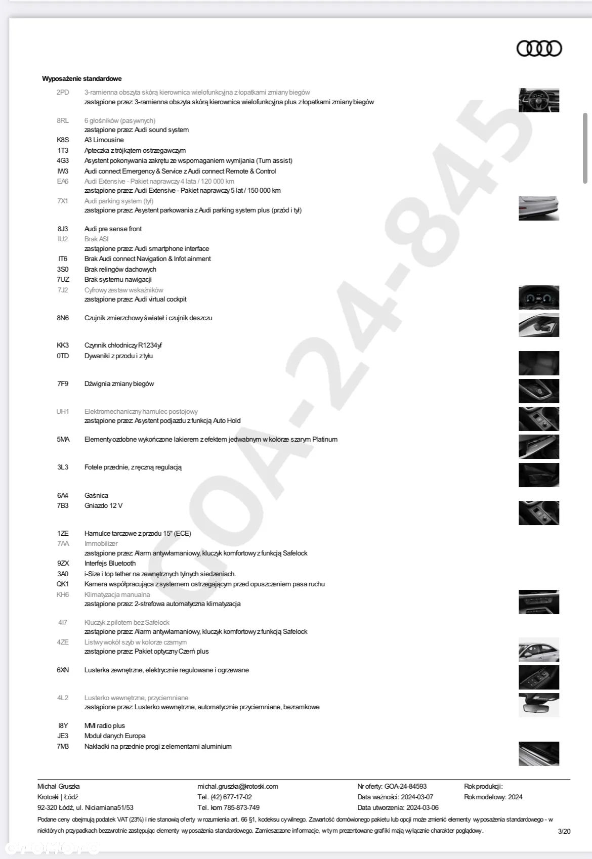 Audi A3 35 TFSI mHEV Advanced S tronic - 22