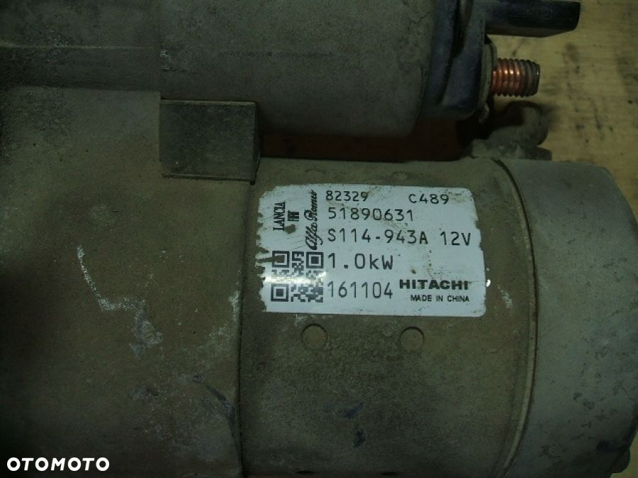 FIAT 500L TIPO 1.4 ROZRUSZNIK STARTER 51890631 - 2
