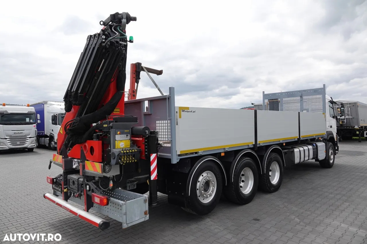 Volvo FMX 460 / 8X4 / TRIDEM /  7.75 M TRANSMISIE / HDS PALFINGER PK 24.001 / PILOT / PRELUNGIE -12.5M / AXIE LIFTATOR / EURO 6 / IMPORTAT - 8