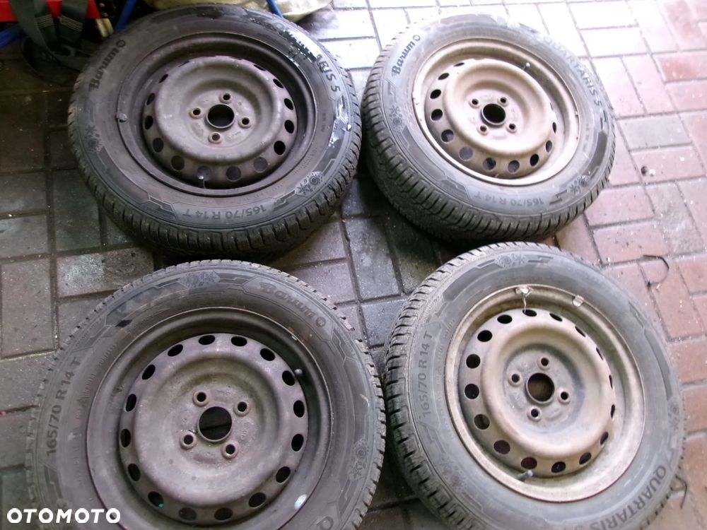 KOŁA FELGI OPONY BARUM ZIMA TOYOTA YARIS 165/70/14 4x100 KOMPL - 7