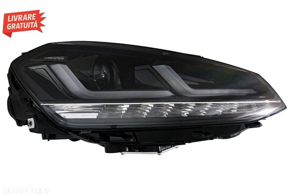 Faruri LEDriving Osram Full LED VW Golf 7 VII (2012-2017) Negru pentru Faruri Xeno- livrare gratuita - 4