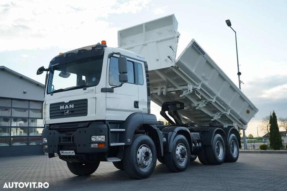 MAN TGA 35.480 / 8x6 / BASCULATOR CU 2 LATE / HYDRODOLT / MEILLER KIPPER / MANUAL / CAMERĂ - 2