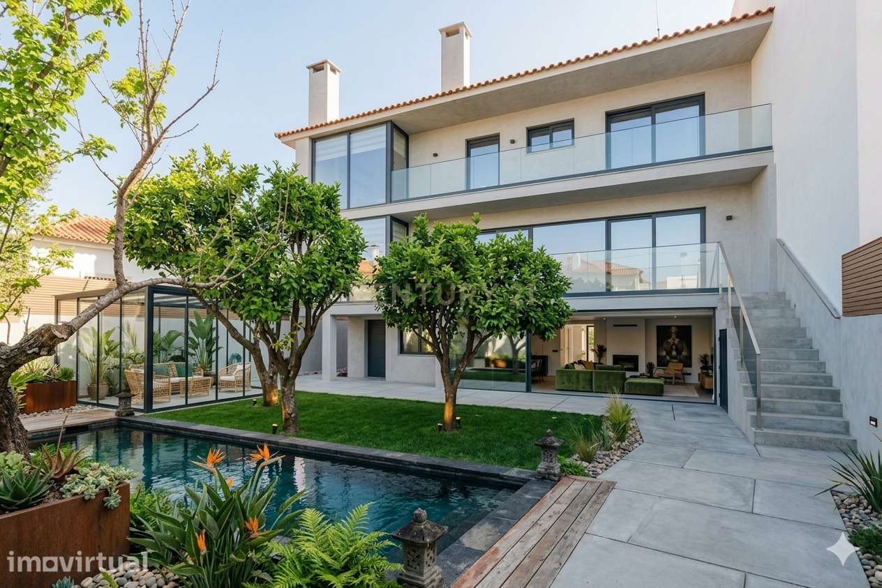 Espetacular Moradia T6 em Carcavelos, Cascais, de gaveto, num lote de - Grande imagem: 4/60