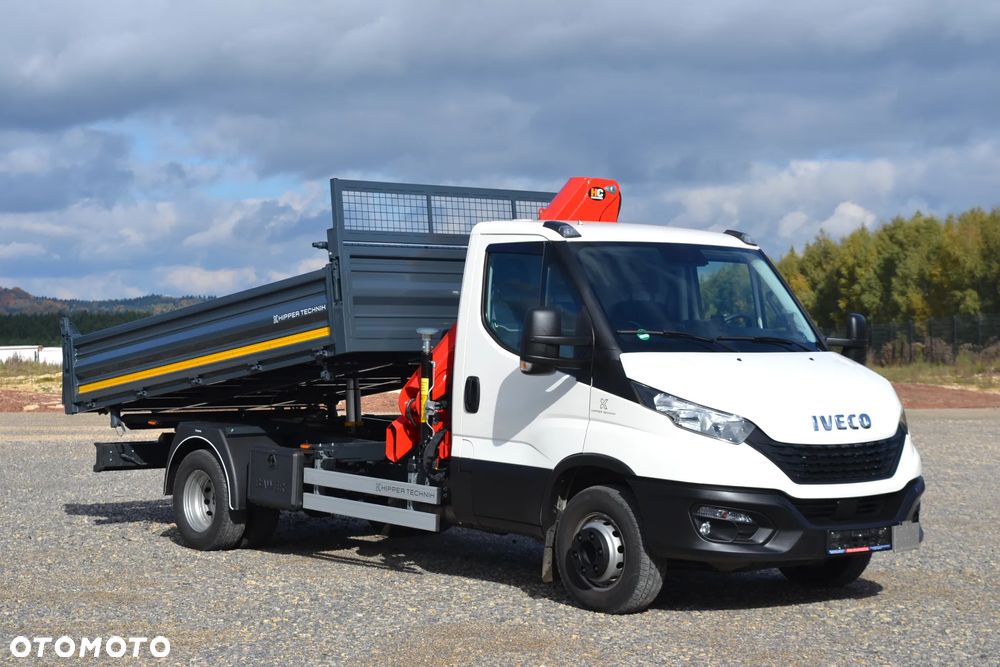 Iveco Daily 50C15 50C18 Nowy żuraw HDS HYVA HA 33 udźwig 2285 kg3-stronny wywrot Kiper Wywrotka Fassi M40 - 5