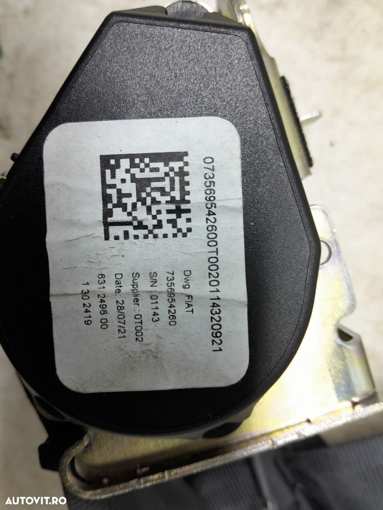 Centura spate 7356954260 Fiat Tipo 356 (2) [2015 - 2020] 1.0 benzina - 3