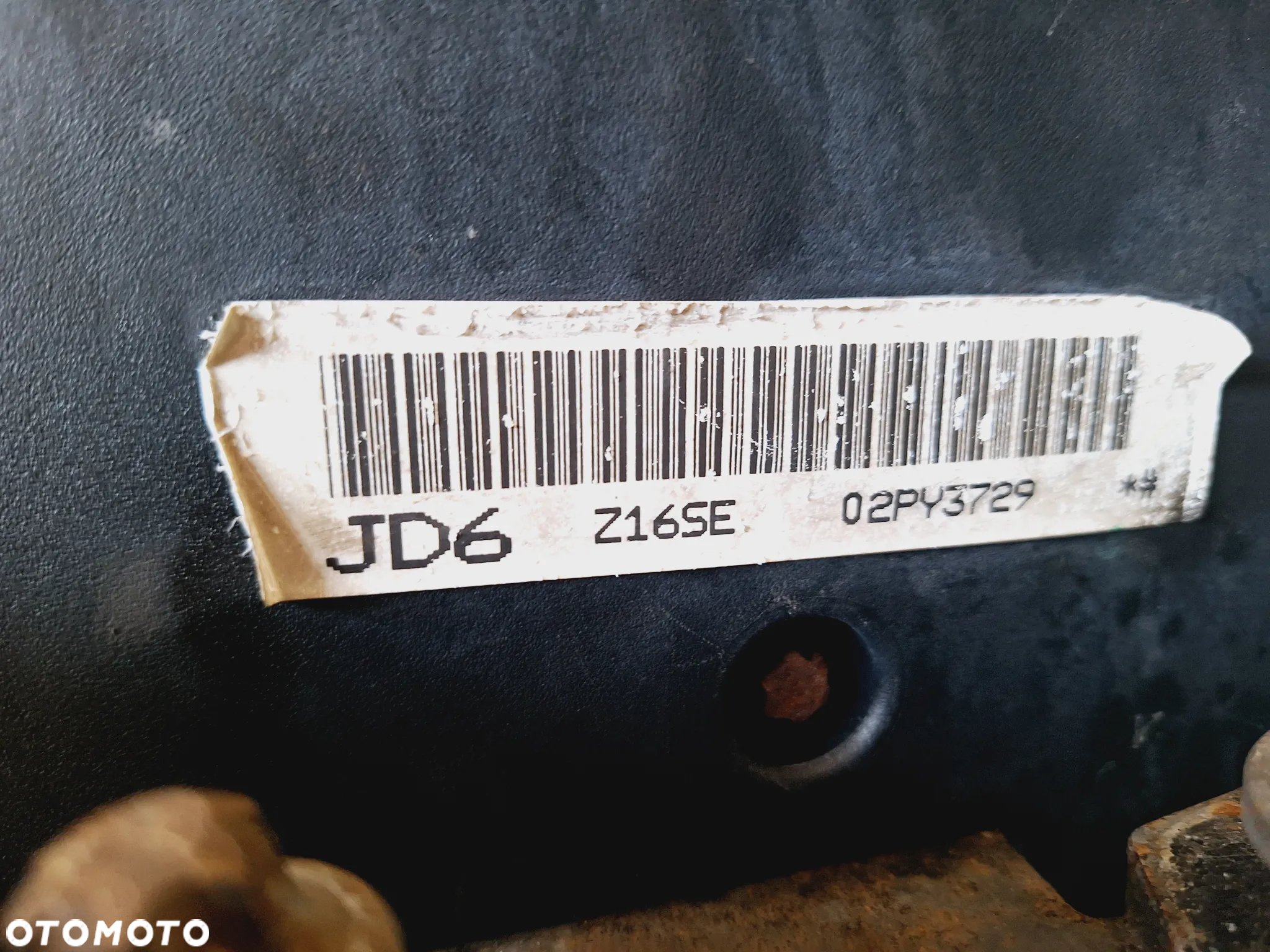 SILNIK OPEL MERIVA A 1.6 8V BENZYNA KOD SILNIKA: Z16SE NR88 - 6