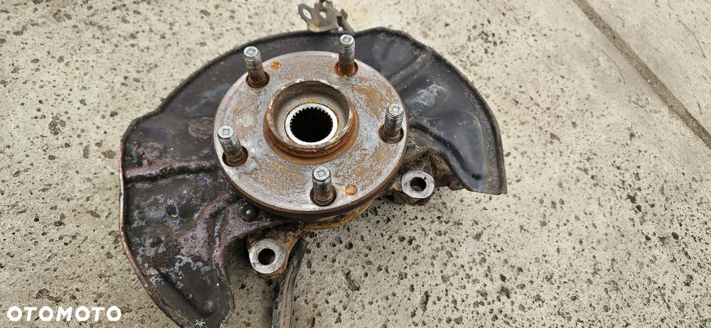 Amortyzator sprężyna lewy prawy przód zwrotnica piasta ABS Toyota Avensis T25 lift 2,2 D-CAT 2008r - 5